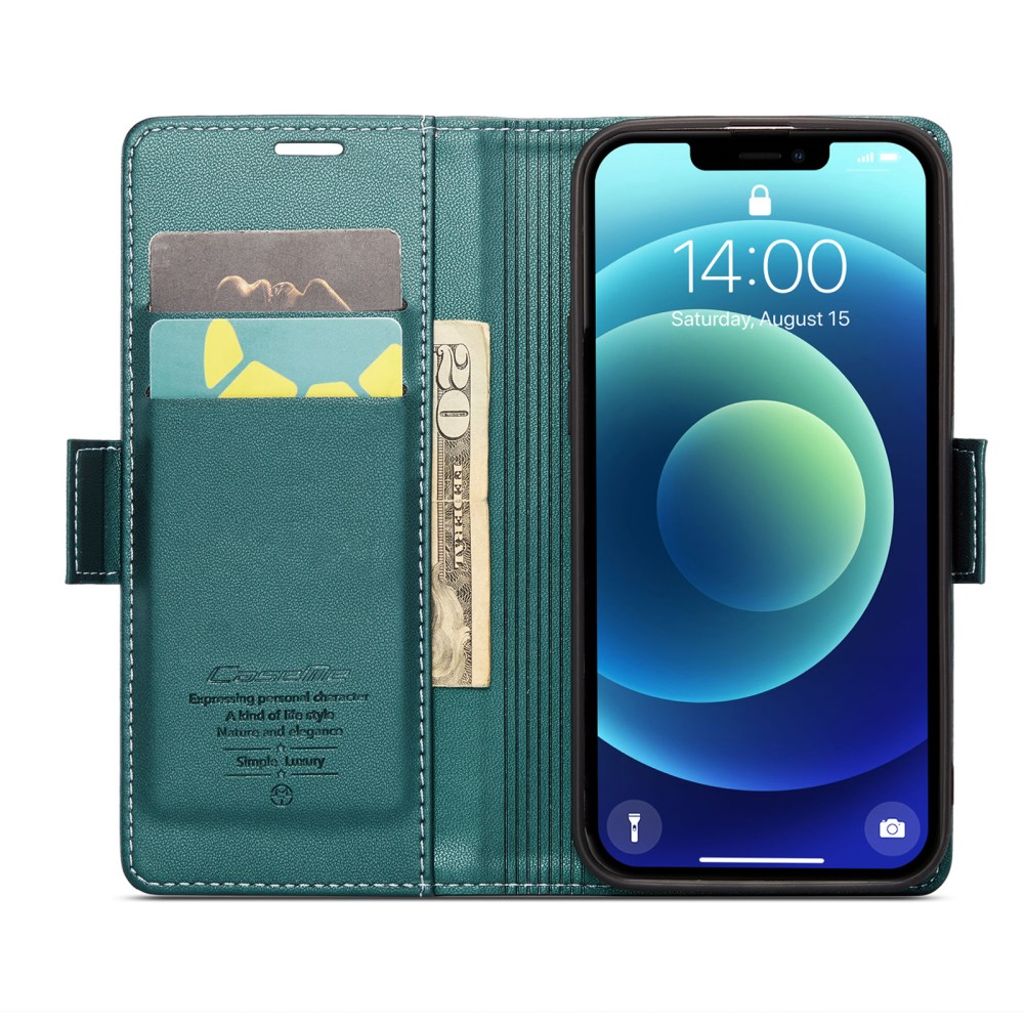 CaseMe iPhone 12 Mini Kotelo 023 Series Vihreä