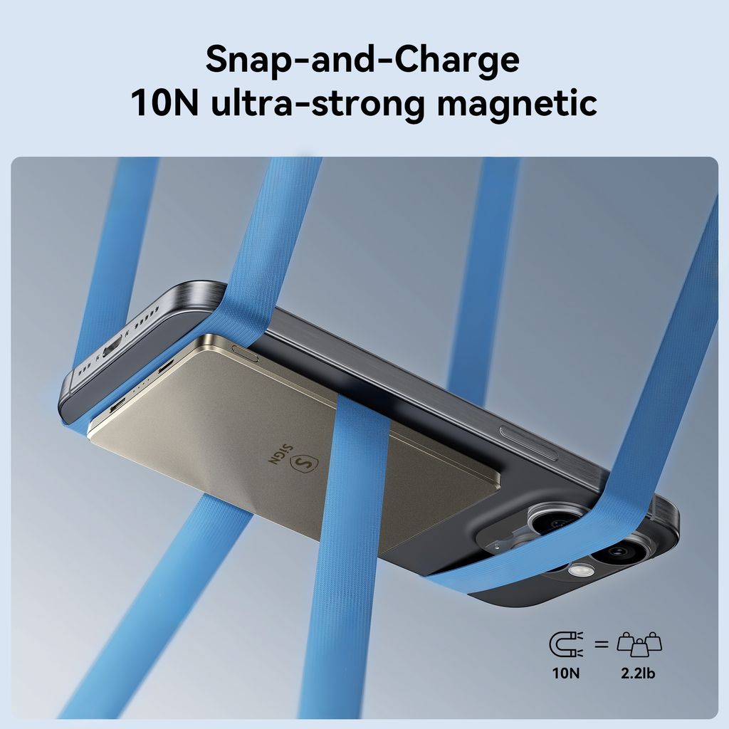 SiGN MagSafe-powerbank Ultra Slim 5000 mAh 20W