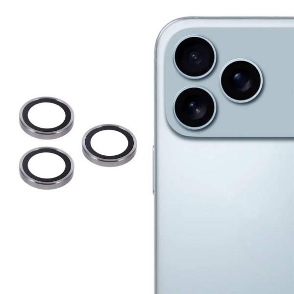 iPhone 17 Pro Max Kameransuoja Karkaistua Lasia Harmaa