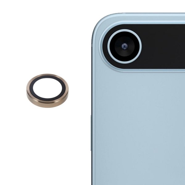 iPhone Air Kameran Linssisuoja Karkaistu Lasi Kulta