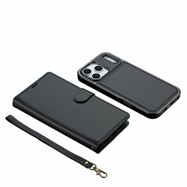 Nordic Covers iPhone 17 Pro -kotelo irrotettavalla MagSafe-kuorella, Raven Black