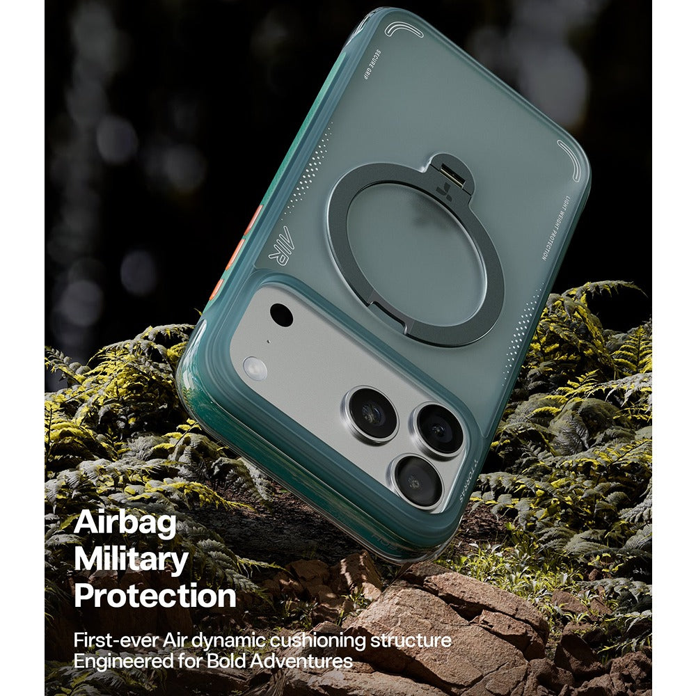 Torras iPhone 17 Pro Max Kuori Ostand Q3 Air Glacier Sprint