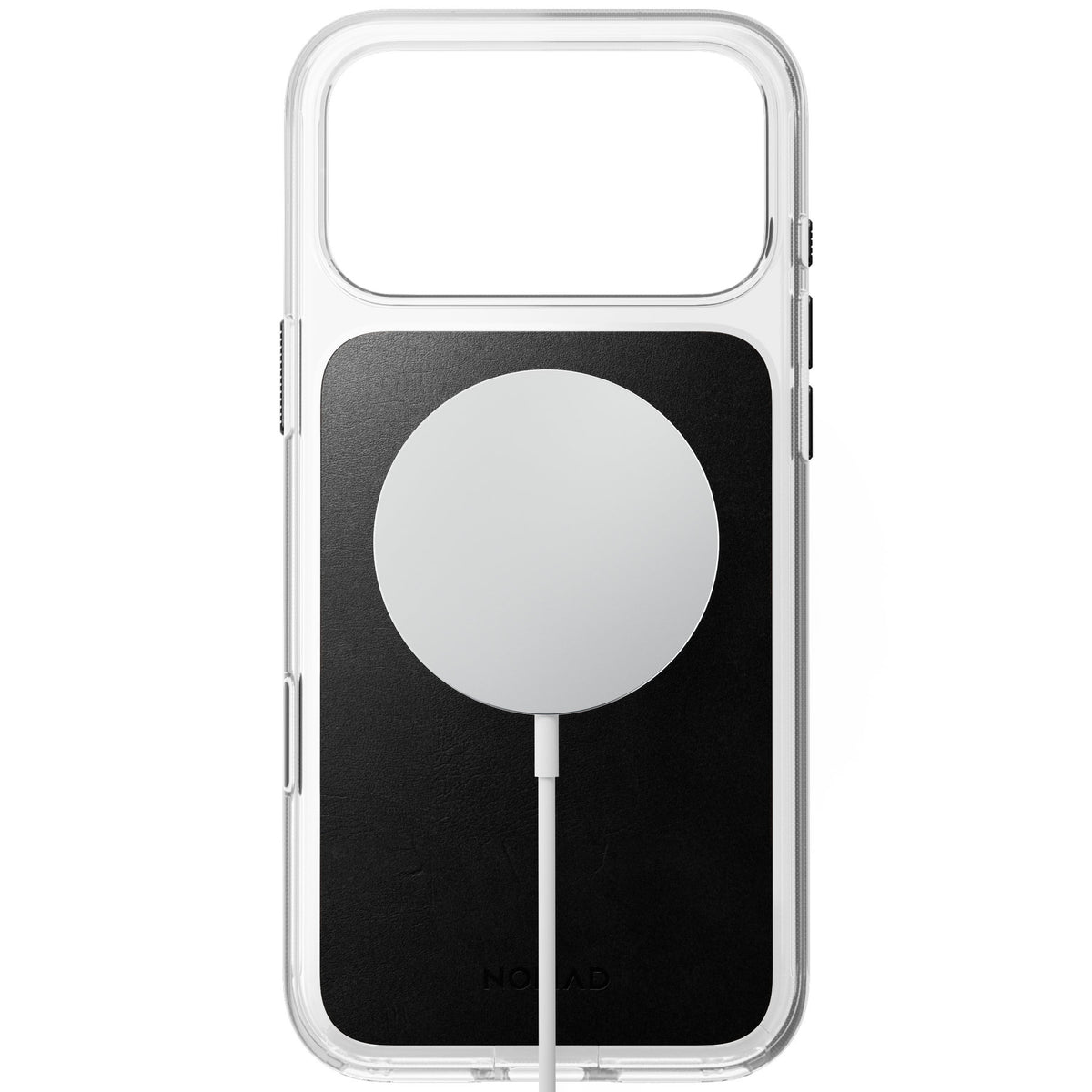 Nomad iPhone 17 Pro Max/iPhone 18 Pro Max Kuori kirkas nahkakuori Musta