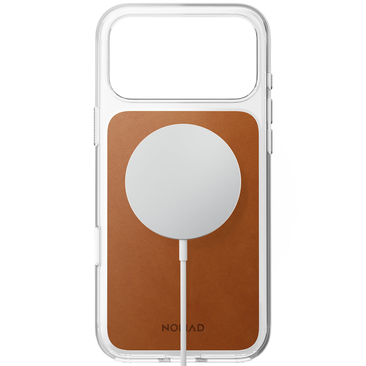 Nomad iPhone 17 Pro Max/iPhone 18 Pro Max Kuori kirkas nahkakotelo Saddle