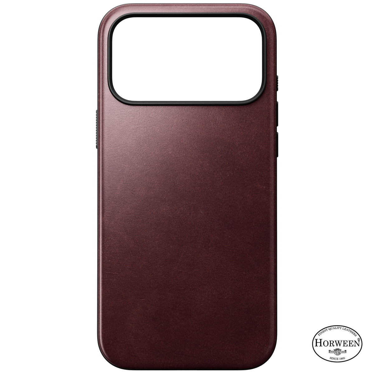 Nomad iPhone 17 Pro Max/iPhone 18 Pro Max Kuori Modern Leather Case Horween Burgundy