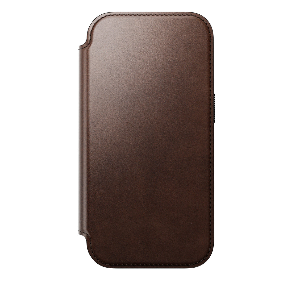 Nomad iPhone 17 Pro/iPhone 18 Pro Kotelo Modern Leather Folio Horween Rustic Brown