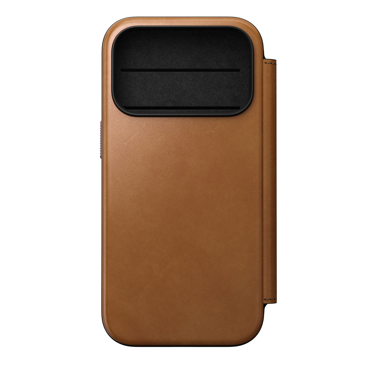 Nomad iPhone 17 Pro/iPhone 18 Pro Kotelo Modern Leather Folio English Tan