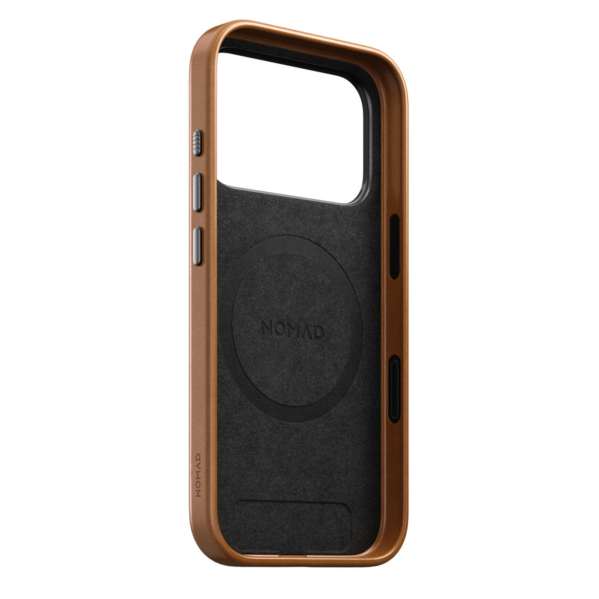 Nomad iPhone 17 Pro/iPhone 18 Pro -kuori Traditional Leather Case English Tan