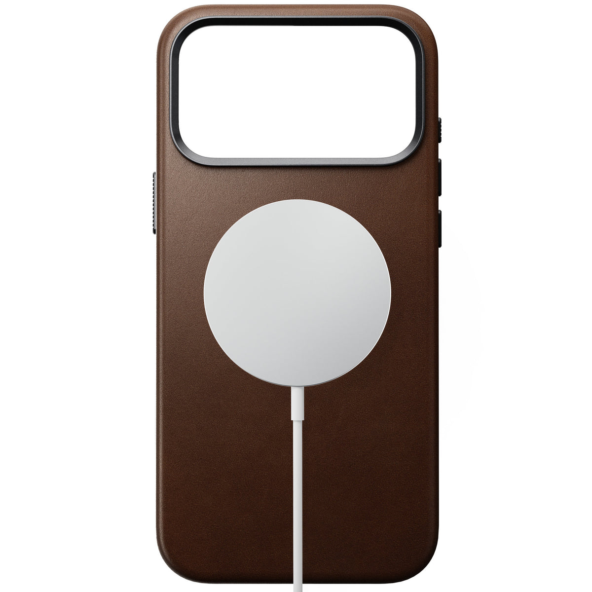Nomad iPhone 17 Pro Max/iPhone 18 Pro Max -kuori Traditional Leather Case Ruskea