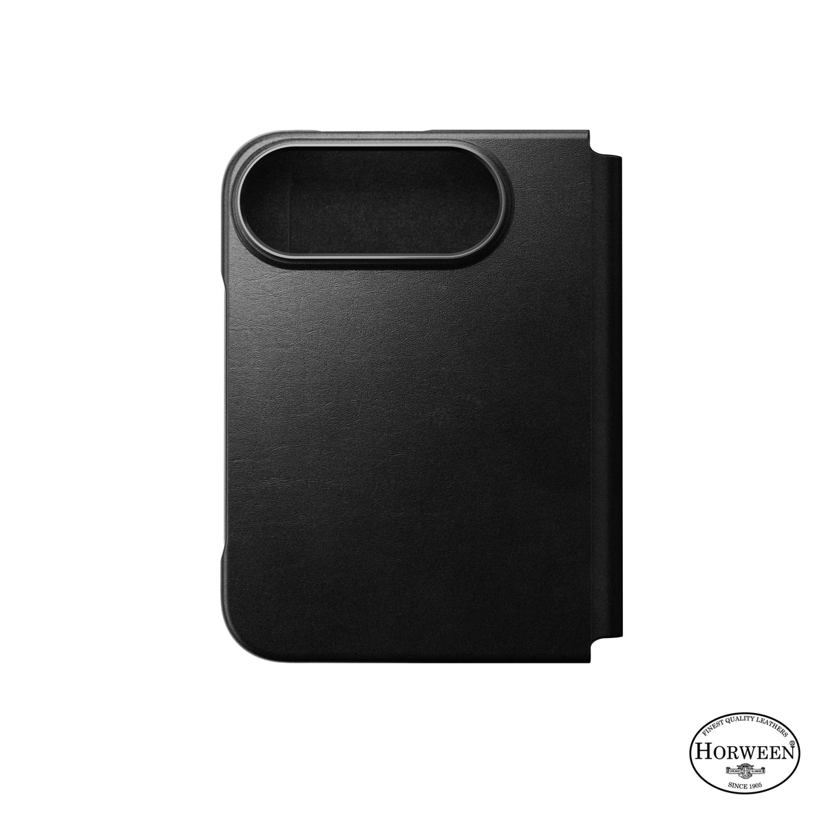 Nomad iPhone Duo Kotelo Traditional Leather Folio Horween Musta