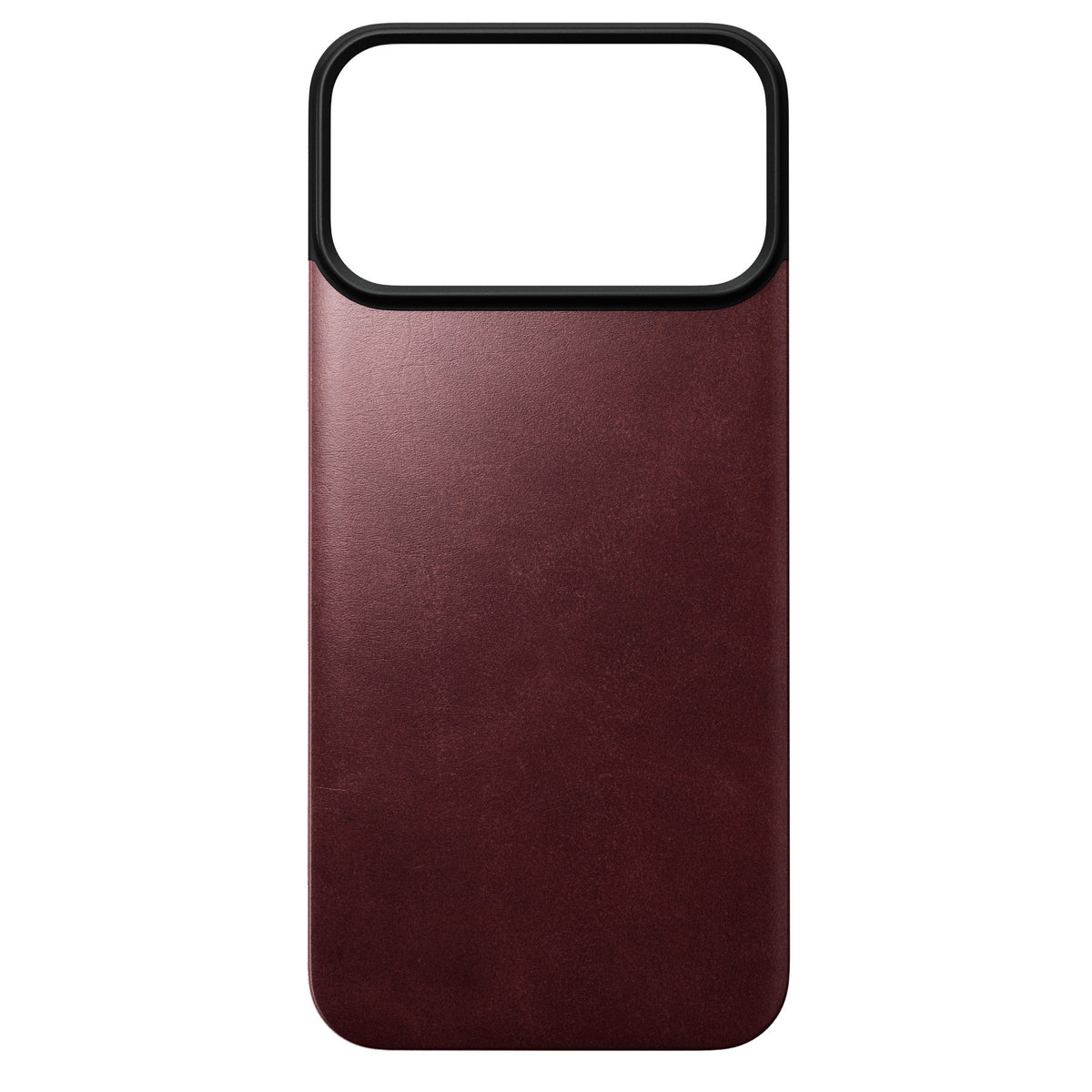 Nomad iPhone 17 Pro Max/iPhone 18 Pro Max Kuori Mag-nahkainen takaosa Burgundy