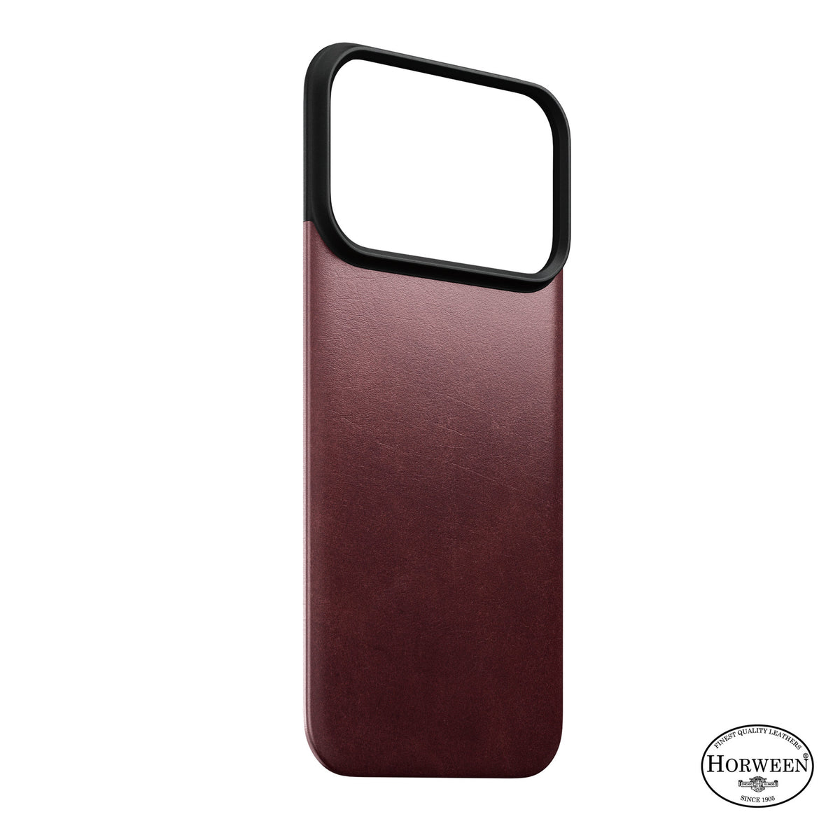 Nomad iPhone 17 Pro/iPhone 18 Pro Kuori Mag-nahkainen takaosa Burgundy