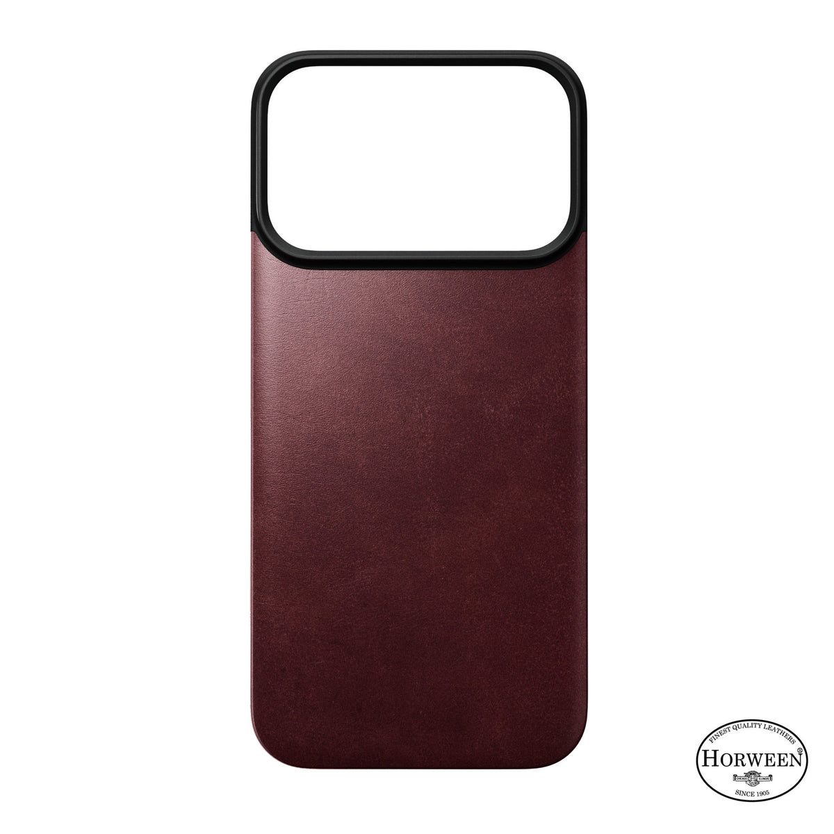 Nomad iPhone 17 Pro/iPhone 18 Pro Kuori Mag-nahkainen takaosa Burgundy