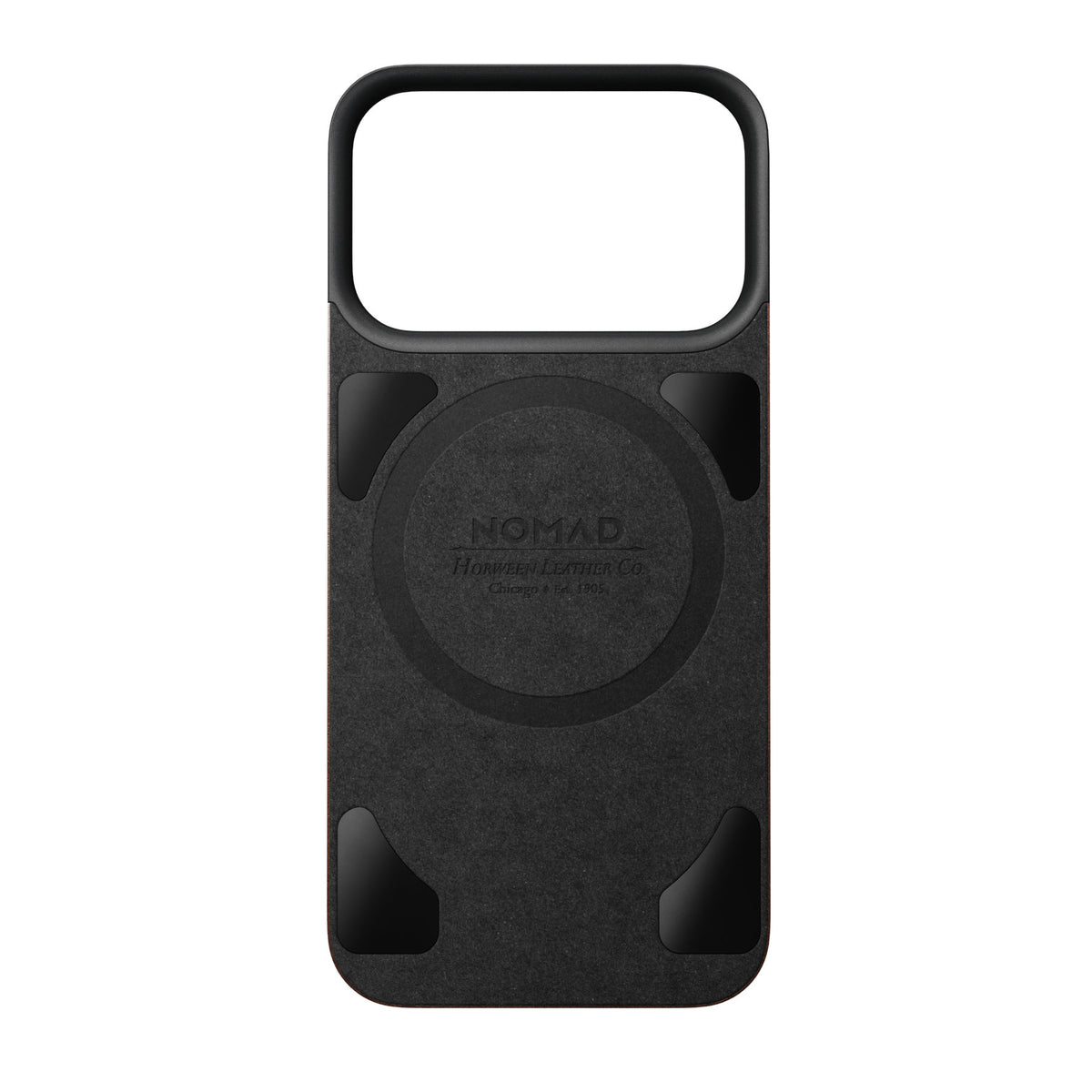 Nomad iPhone 17 Pro/iPhone 18 Pro Kuori Mag-nahkainen takaosa Rustic Brown