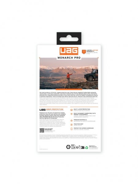 Urban Armor Gear (UAG) Samsung Galaxy S25 -suojakuori Monarch Pro MagSafe, hiilikuitu