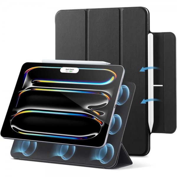 ESR iPad Pro 11 (M4/M5) Rebound Magnetic -suojakotelo, musta