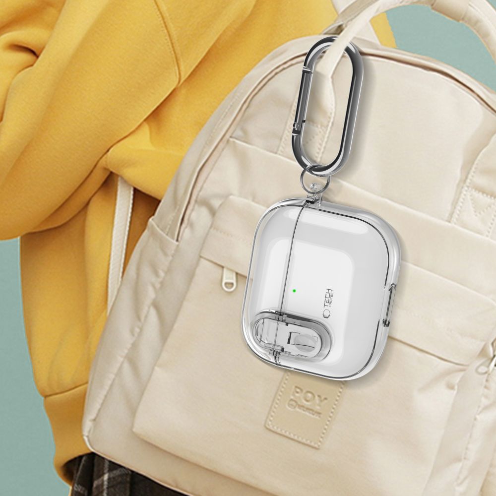 Tech-Protect AirPods 4 Kuori Slim Hook Kirkas