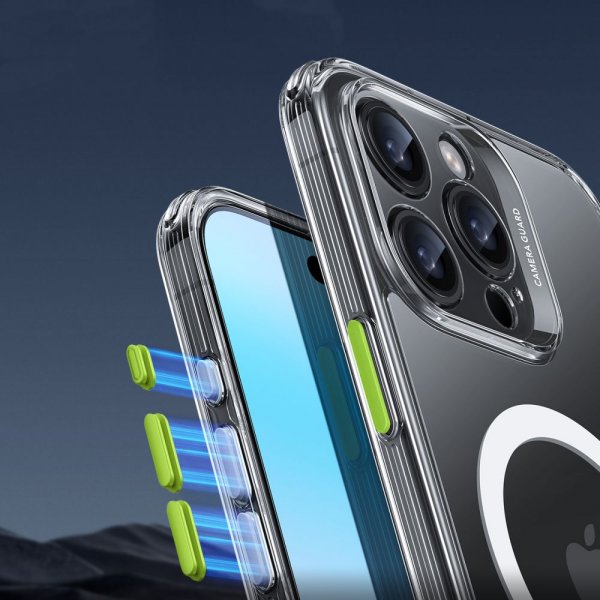 ESR iPhone 16 Pro Kuori ja Näytönsuoja Classic Pro MagSafe Setti Läpinäkyvä