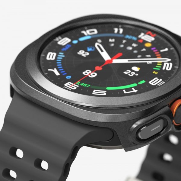 Ringke Samsung Galaxy Watch Ultra 47mm kuori ja näytönsuoja Slim & Glass musta