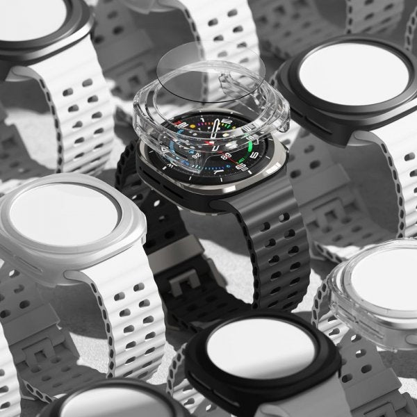 Ringke Samsung Galaxy Watch Ultra 47mm kuori ja näytönsuoja Slim & Glass musta