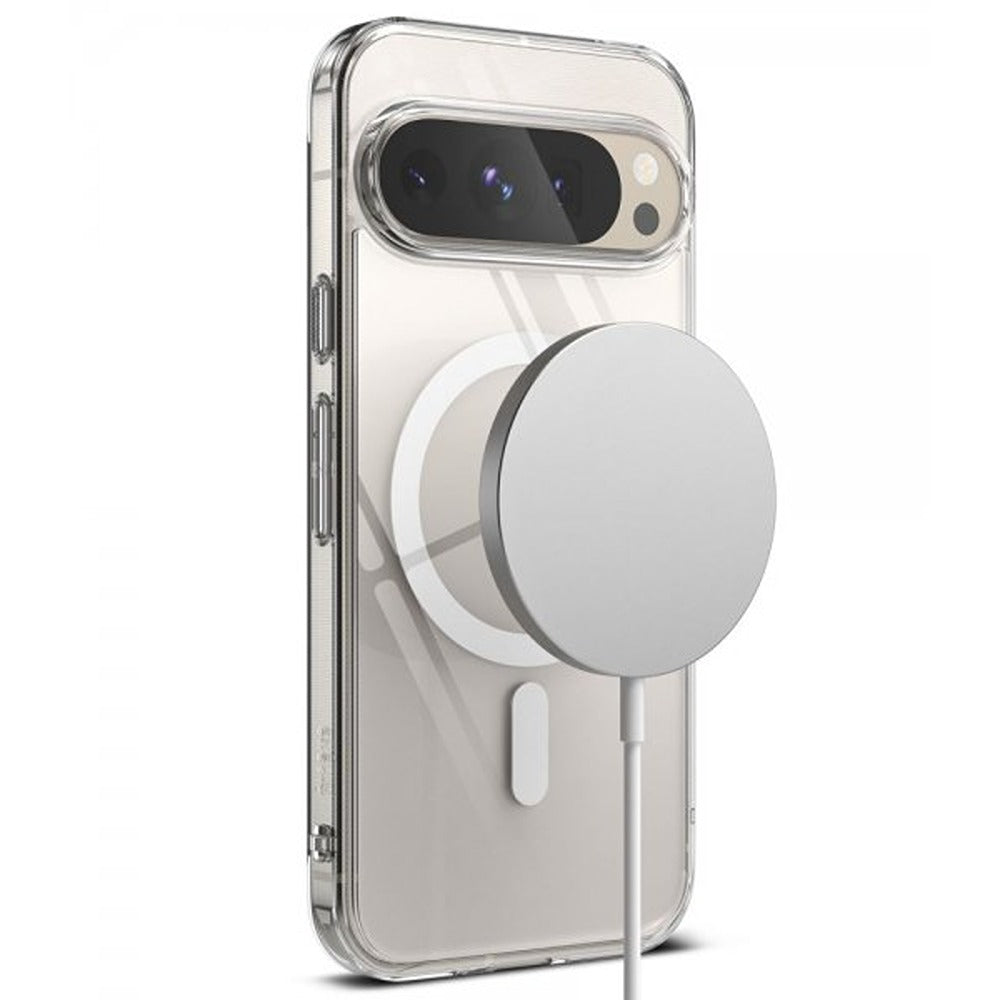 Ringke Google Pixel 9/Pixel 9 Pro Kuori Fusion Magnetic Läpinäkyvä