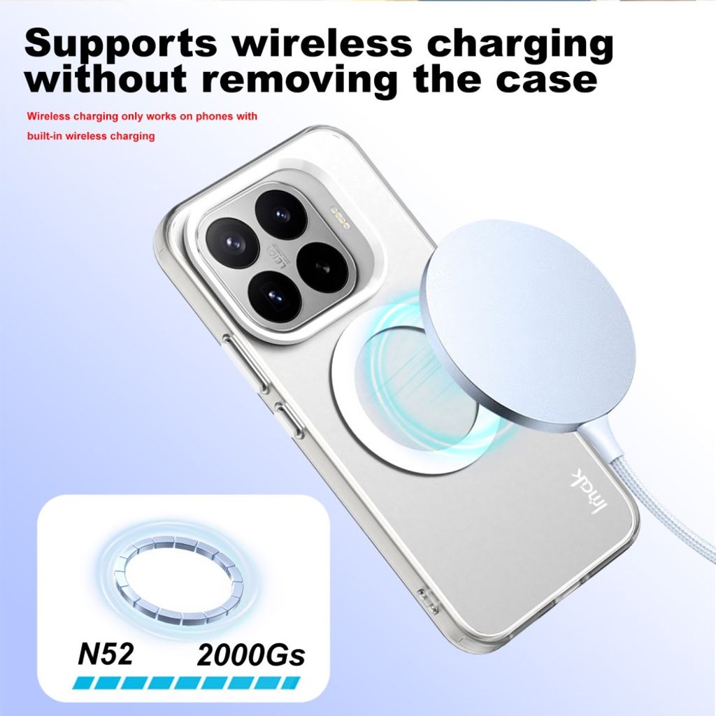Imak Xiaomi 17T Pro Kuori Candy Color MagSafe Valkoinen