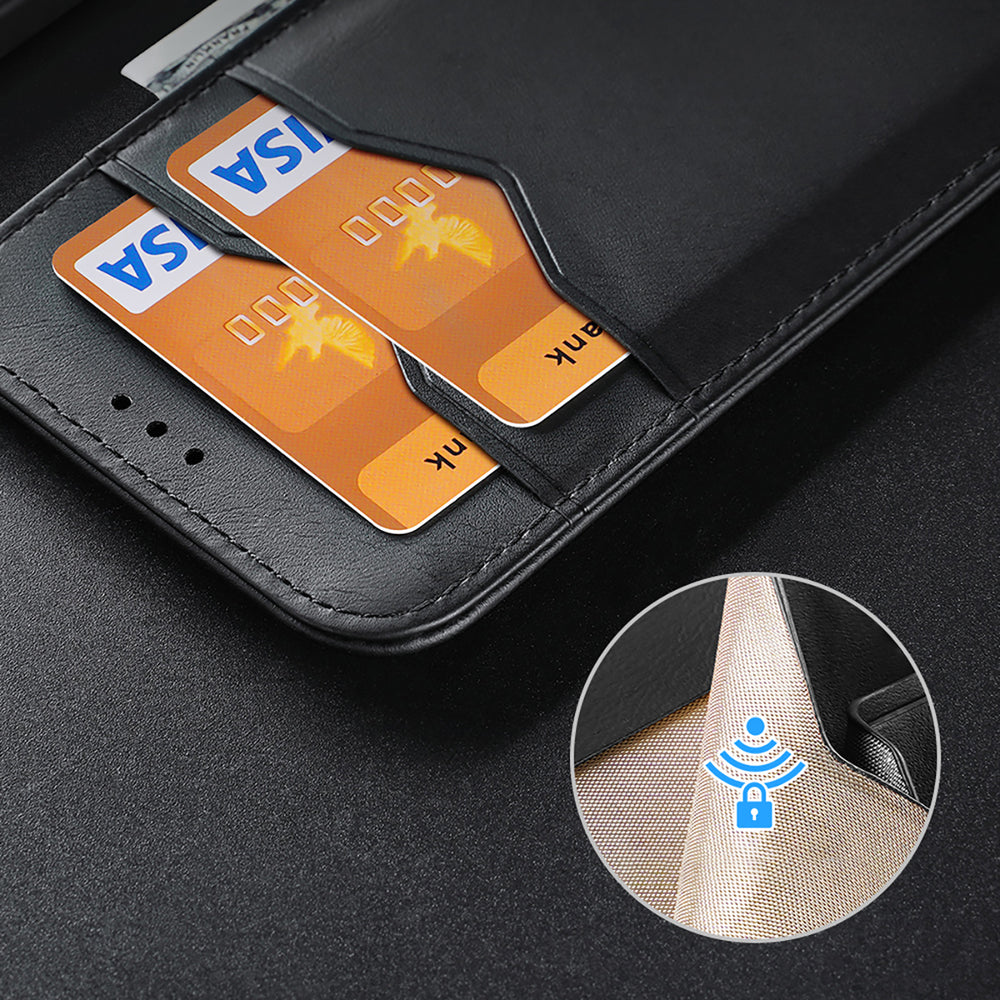 Dux Ducis Samsung Galaxy S25 Edge Kotelo Hivo Series Musta