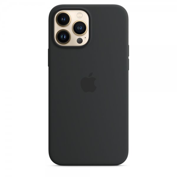 Apple Original iPhone 13 Pro Max Kuori Silikonikuori MagSafe Keskiyö