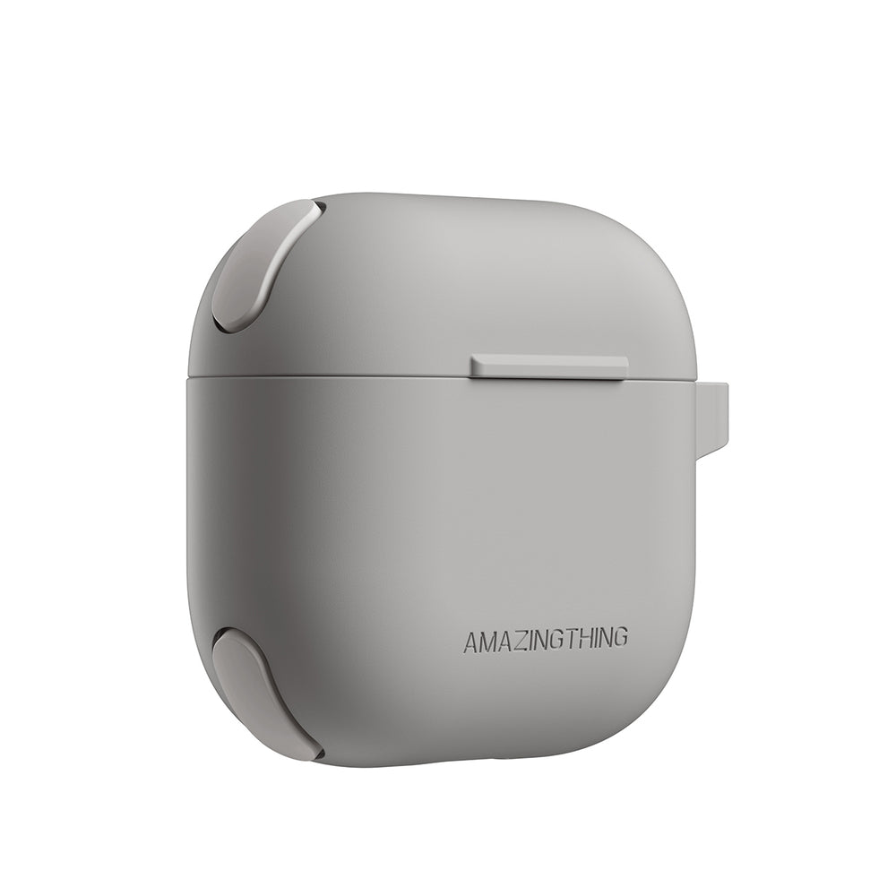 Amazingthing AirPods 4/5 Kuori Omni GripClip Harmaa