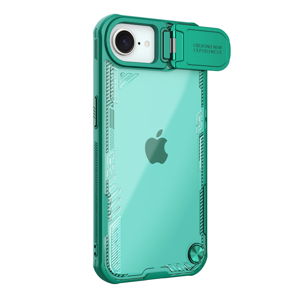 Nillkin iPhone 16e/iPhone 17e Kuori Iceblade Prop Vihreä