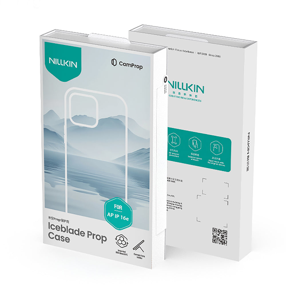 Nillkin iPhone 16e/iPhone 17e Kuori Iceblade Prop Vihreä