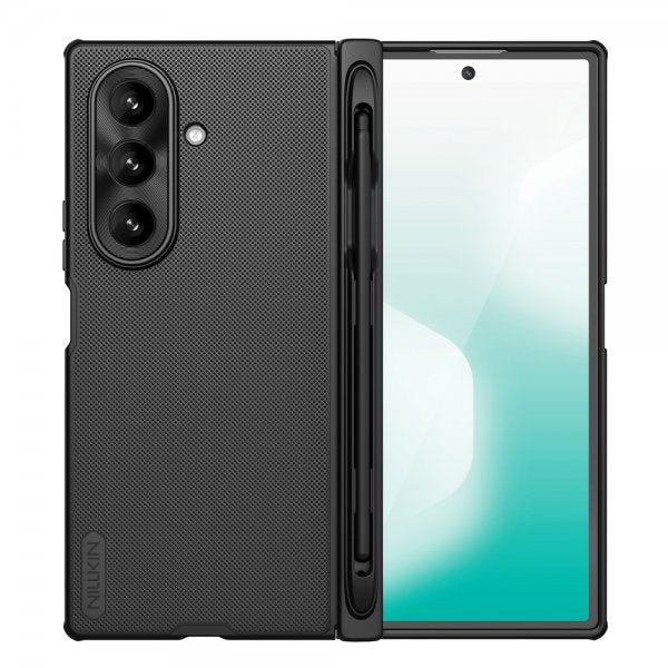 Nillkin Samsung Galaxy Z Fold 7 Kuori Super Frosted Shield Fold Pen Slot Musta