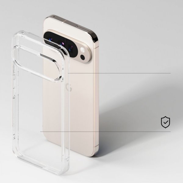 Ringke Google Pixel 10/Pixel 10 Pro Suojakuori Fusion Transparent