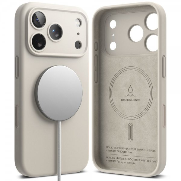 Ringke iPhone 17 Pro Silikoni Magneettinen Kuori