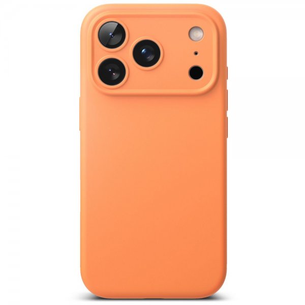 Ringke iPhone 17 Pro Silikonikuori Magneettinen Tangerine