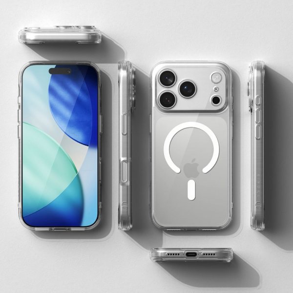 Ringke iPhone 17 Pro Max -kuori Fusion Magnetic Transparent