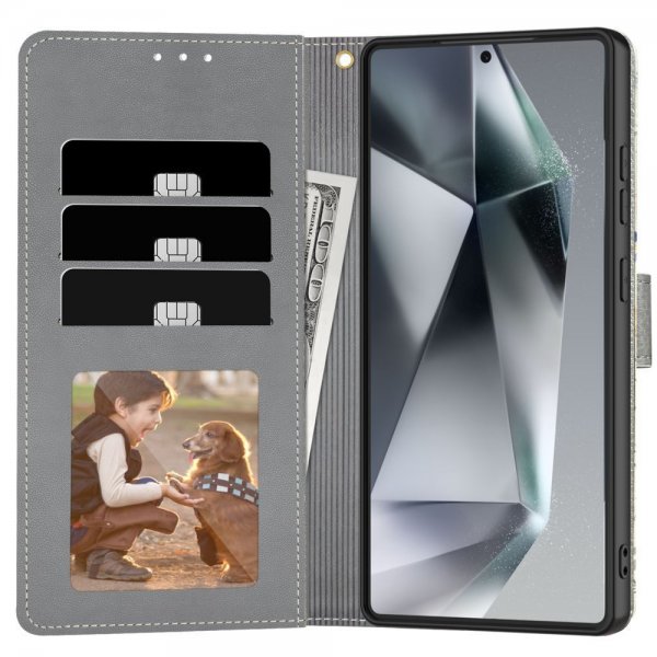 Tech-Protect Samsung Galaxy A17/Galaxy A26 Lompakkokotelo Kukkakuviolla