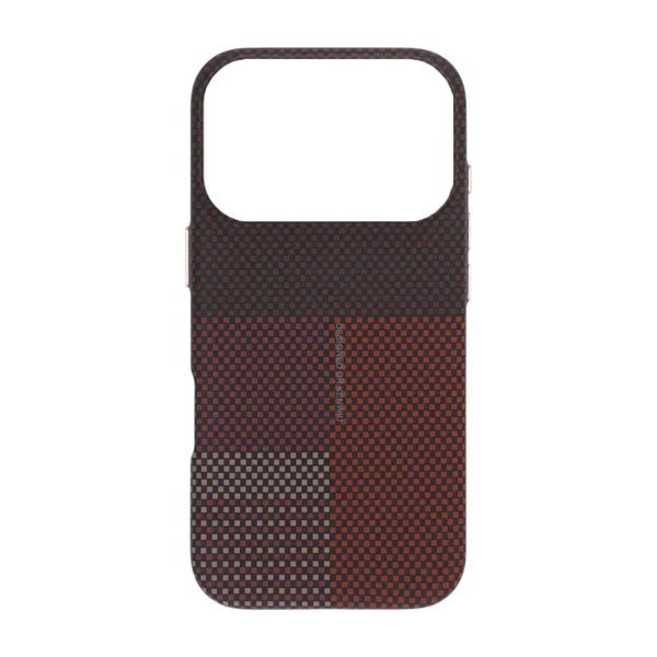 iPhone 17 Pro Max Kuori Aramidikuitu MagSafe Punainen