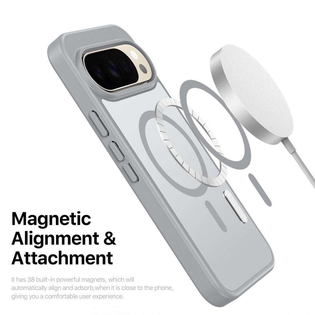 Dux Ducis Google Pixel 9/9 Pro/10/10 Pro/11/11 Pro Kuori Yind Series MagSafe Harmaa