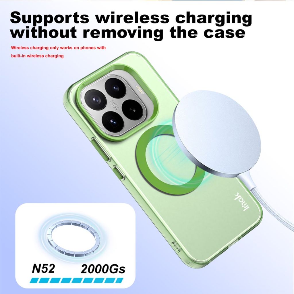 Imak Xiaomi 17T Pro Kuori Candy Color MagSafe Vihreä