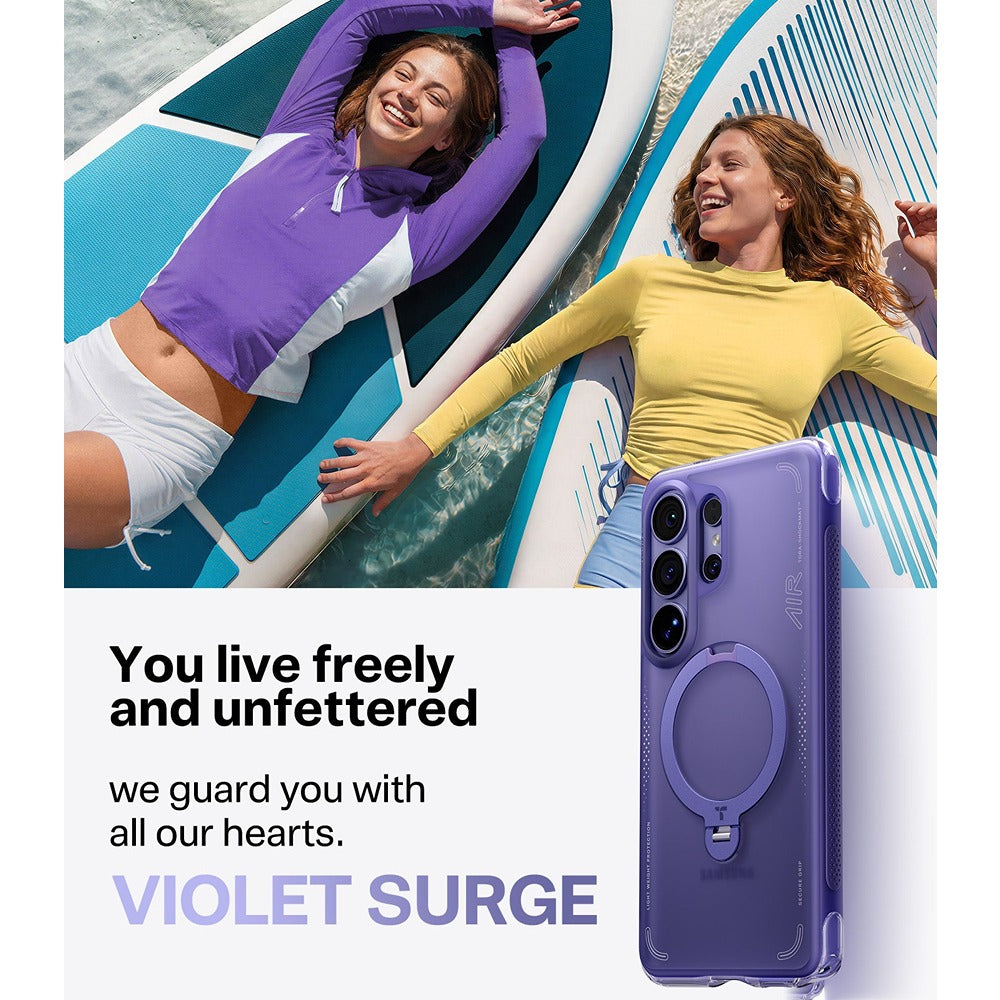 Torras Samsung Galaxy S26 Ultra Kuori Ostand Q3 Air Violet Surge