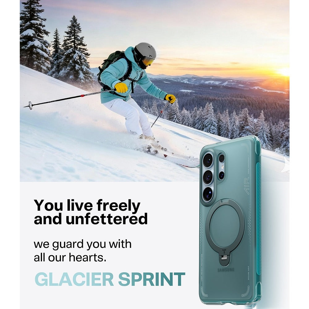 Torras Samsung Galaxy S26 Ultra Kuori Ostand Q3 Air Glacier Sprint