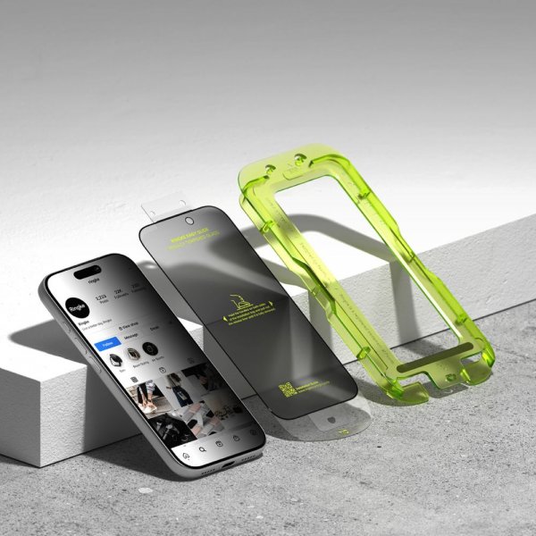 Ringke iPhone 17 Pro Max Näytönsuoja Easy Slide Privacy 2 kpl