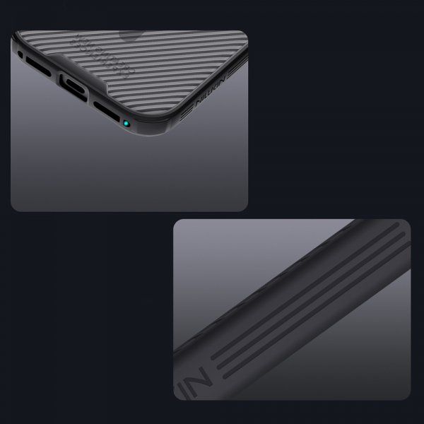 Nillkin iPhone 17 Pro CamShield Pro MagSafe Läpinäkyvä Musta Kuori