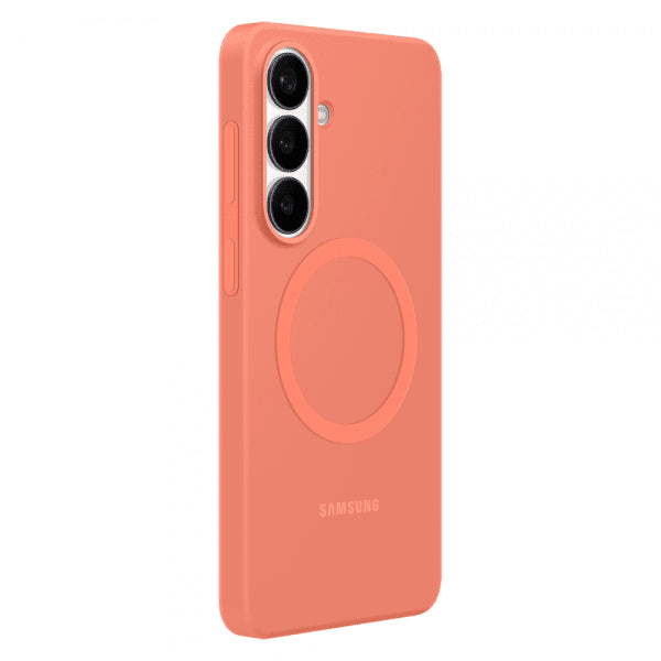 Samsung Alkuperäinen Galaxy S26 Silikonisuojakuori Magneettikotelo Coral Red