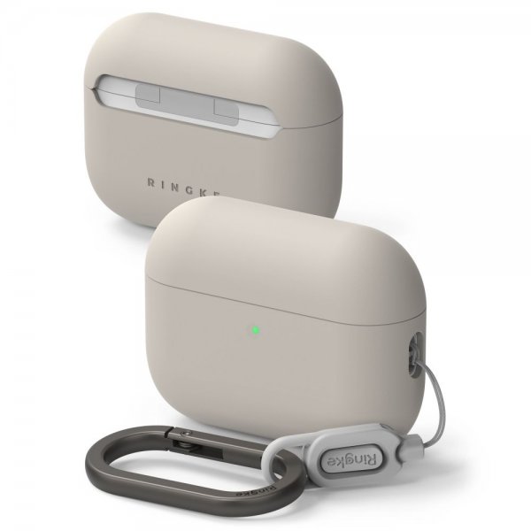 Ringke AirPods Pro 3 -kuori, silikonia, Stone