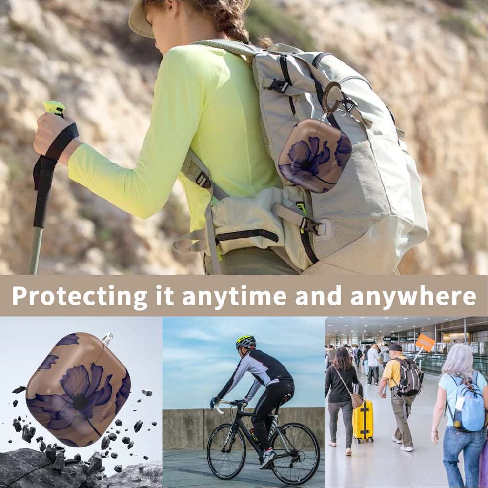 Tech-Protect AirPods 4/5 Kuori Lamano Blommigt