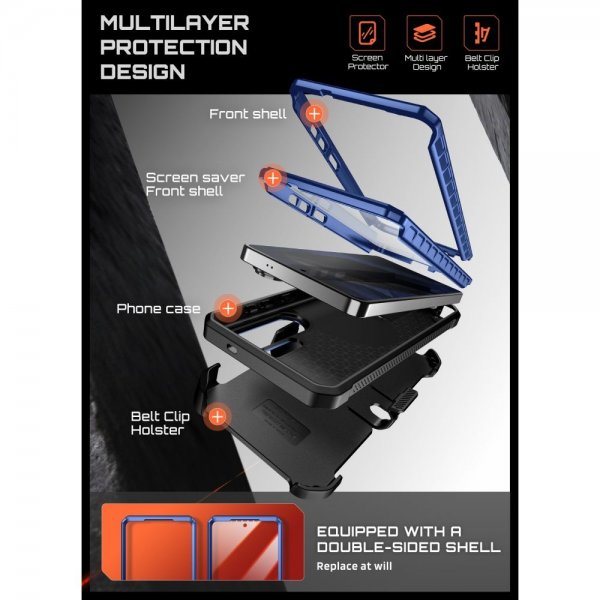Supcase Samsung Galaxy S26 Ultra Kuori UB Pro MagSafe Sininen
