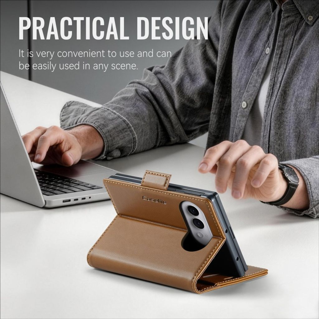 CaseMe iPhone Duo Kotelo 023 Series Ruskea