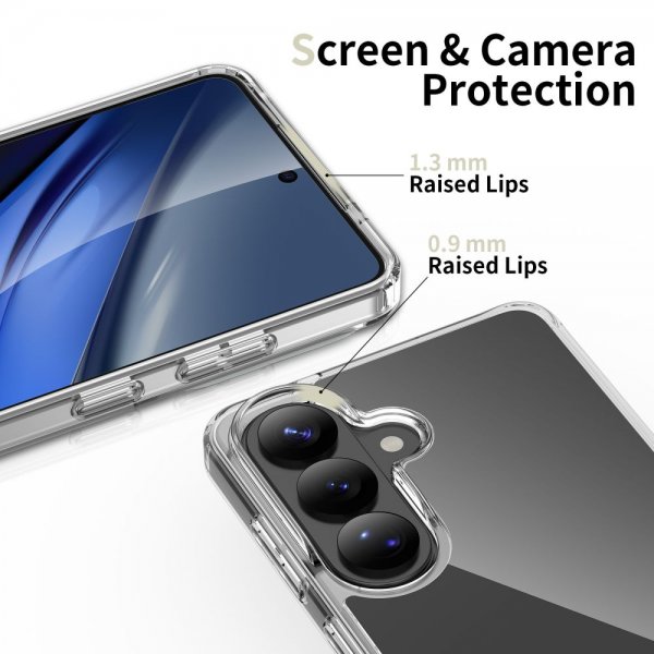 Tech-Protect Samsung Galaxy S26 Kuori FlexAir Hybrid Läpinäkyvä